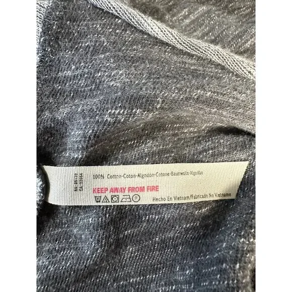 FP‎ Beach FREE PEOPLE Cocoon Cowl Neck One Body Pullover Top M/L Charcoal Grayh - Picture 9 of 9